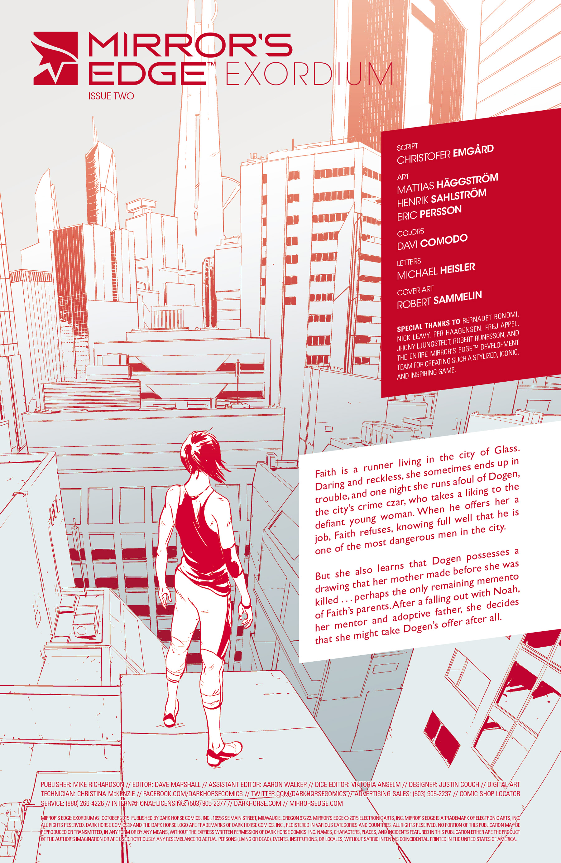 Read online Mirror's Edge: Exordium comic -  Issue #2 - 2