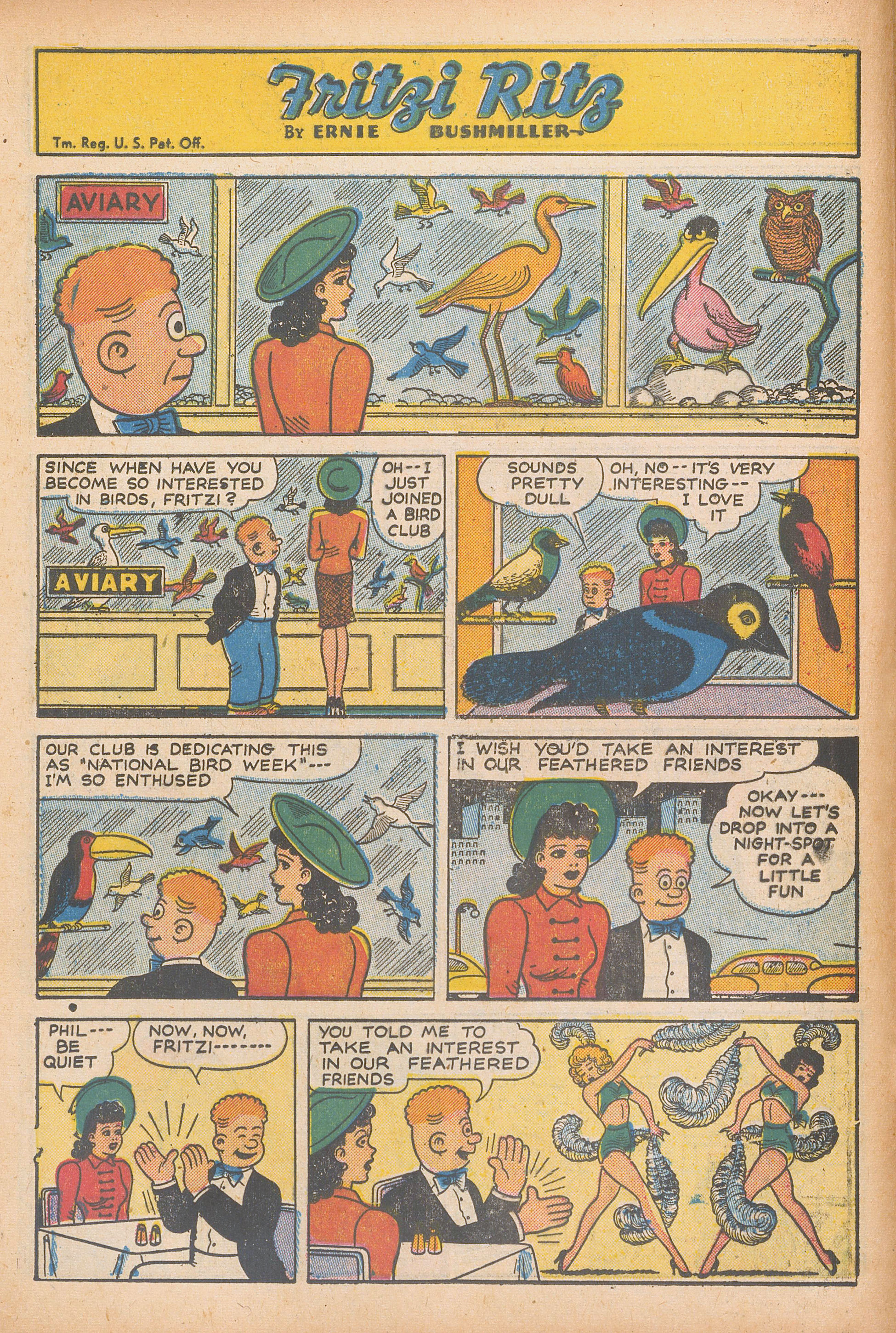 Read online Fritzi Ritz (1953) comic -  Issue #48 - 16