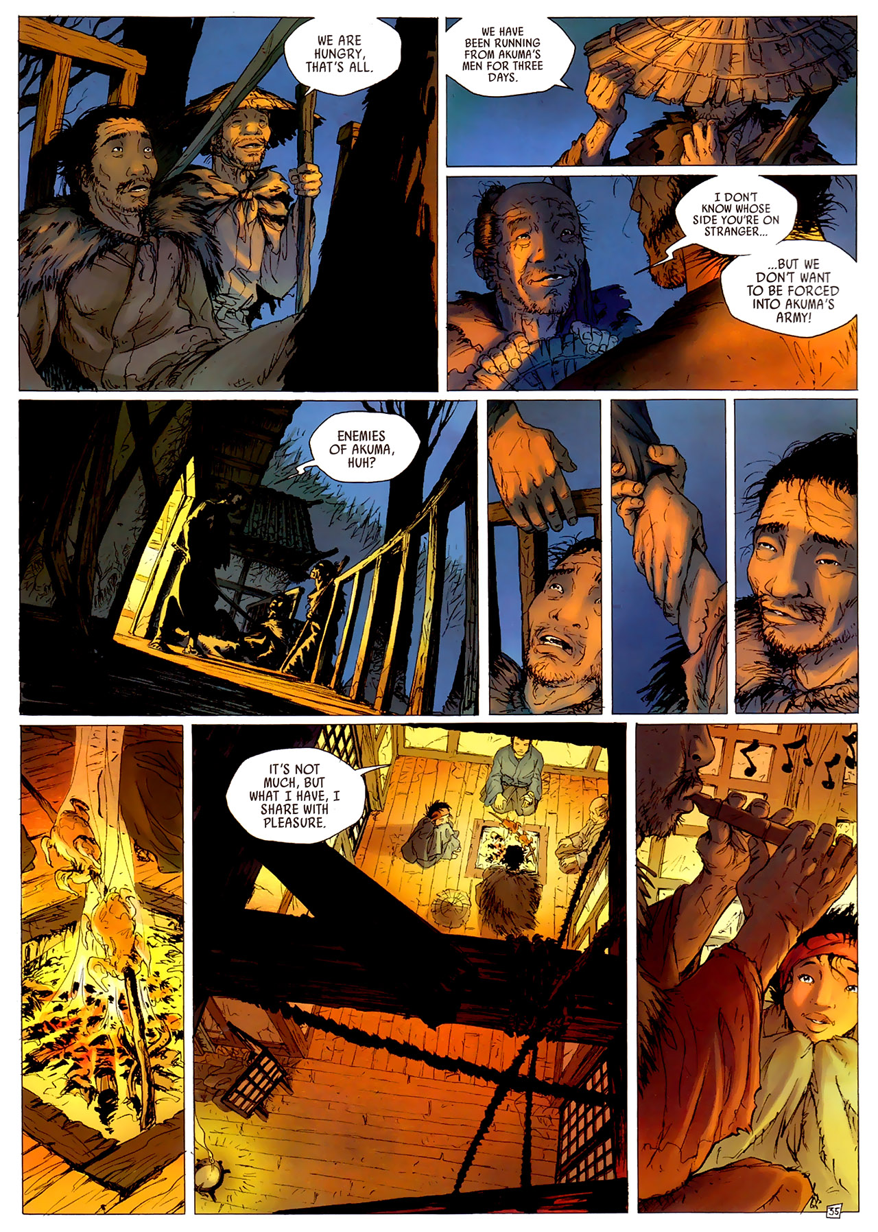 Read online Samurai: Legend comic -  Issue #3 - 35