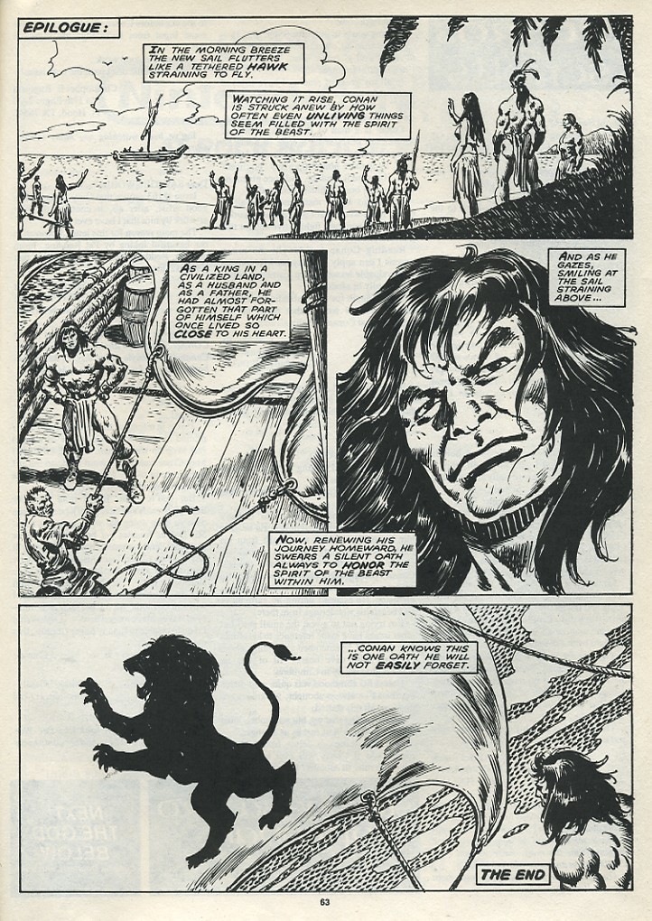 Read online The Savage Sword Of Conan comic -  Issue #167 - 65