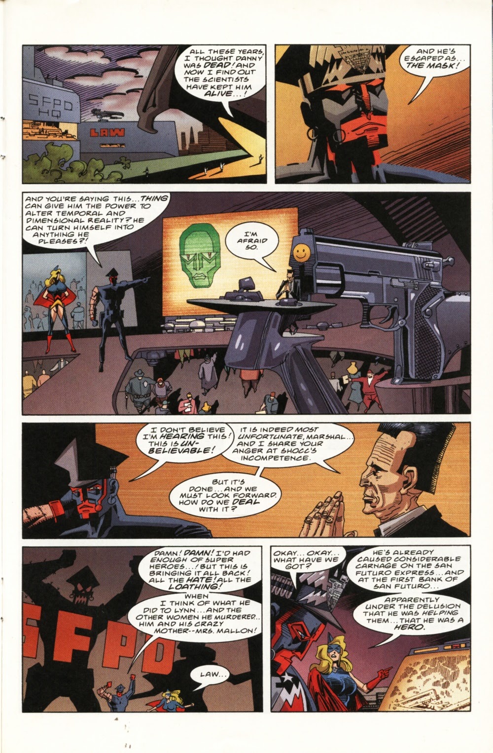 Read online The Mask/Marshal Law comic -  Issue #2 - 7