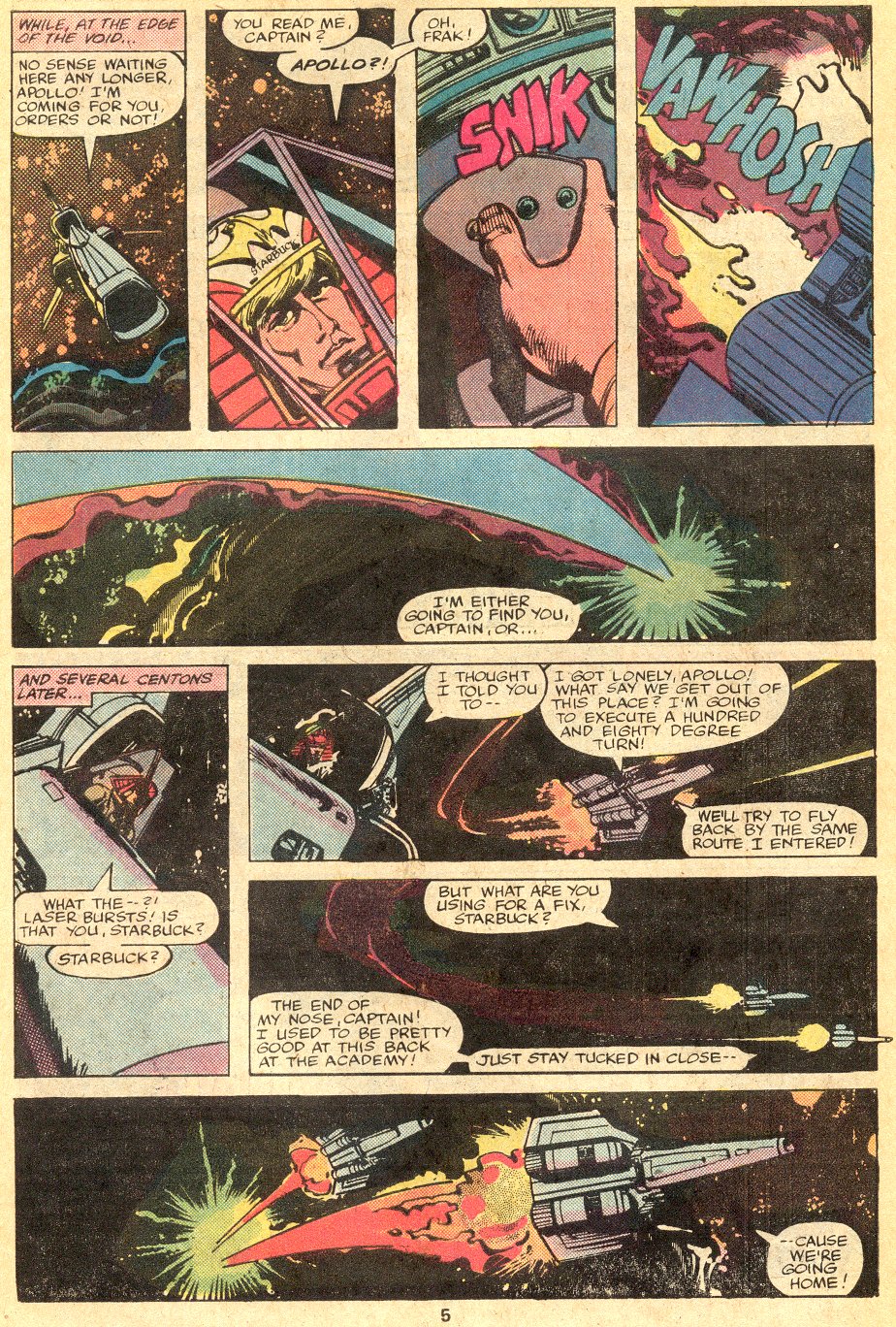 Read online Battlestar Galactica comic -  Issue #4 - 5
