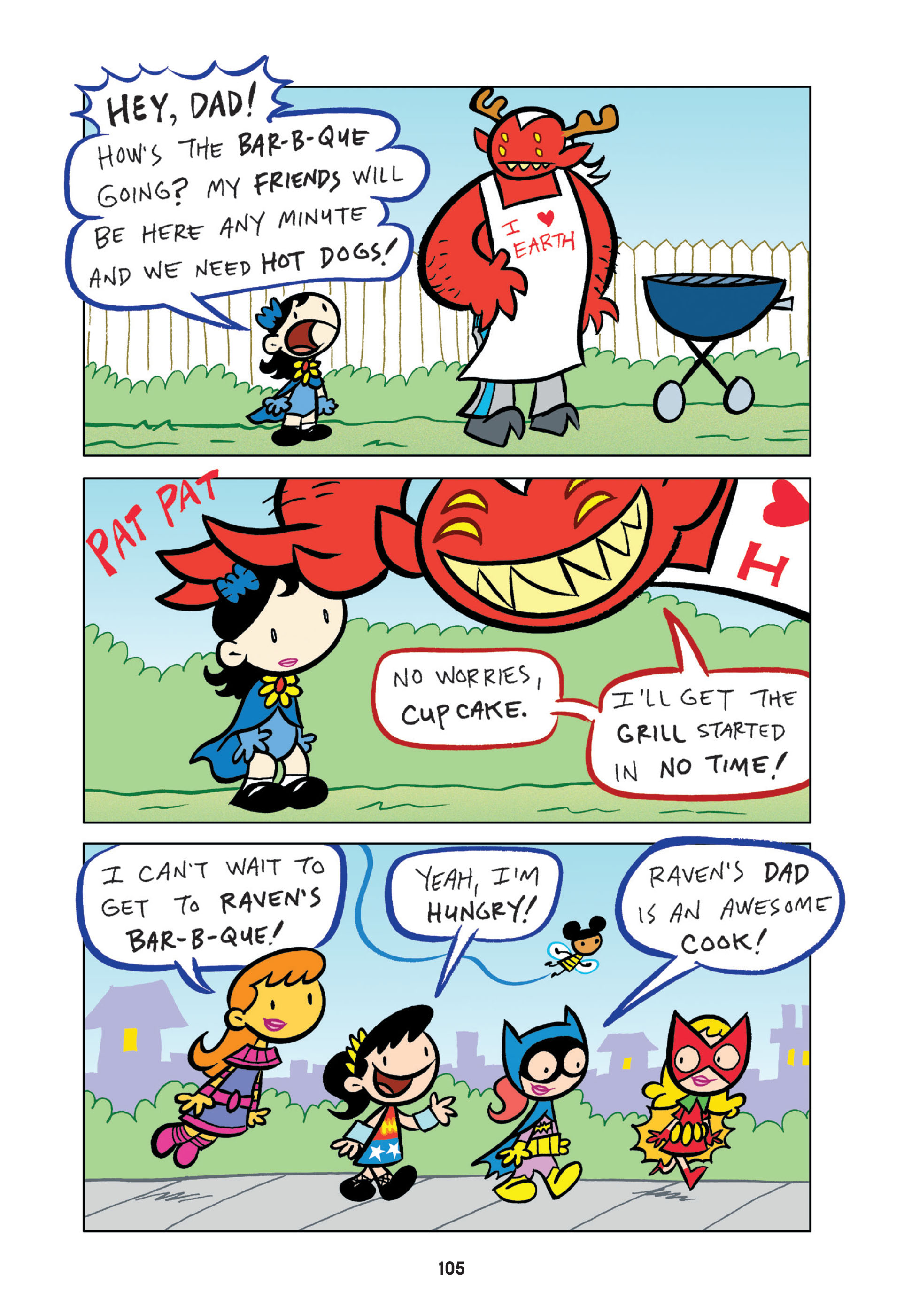 Read online Tiny Titans: Beast Boy & Raven comic -  Issue # TPB - 105