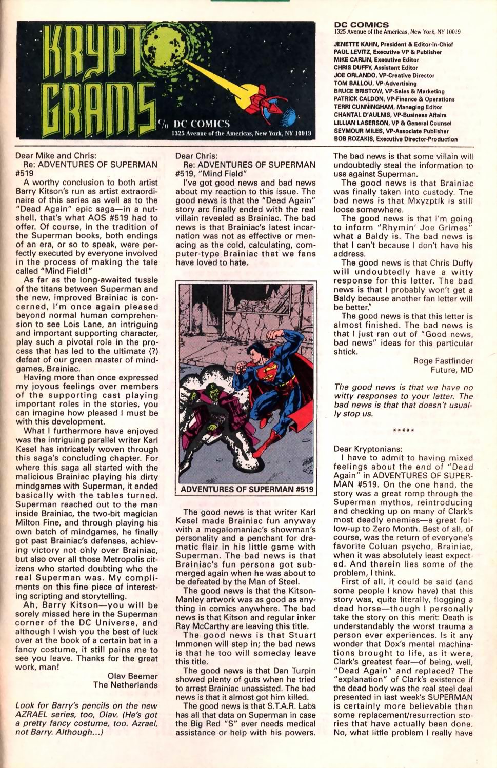 Read online Adventures of Superman (1987) comic -  Issue #523 - 24