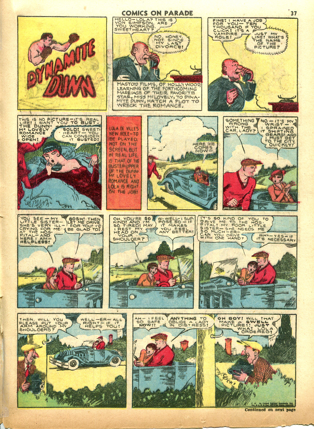 Read online Comics on Parade comic -  Issue #23 - 39