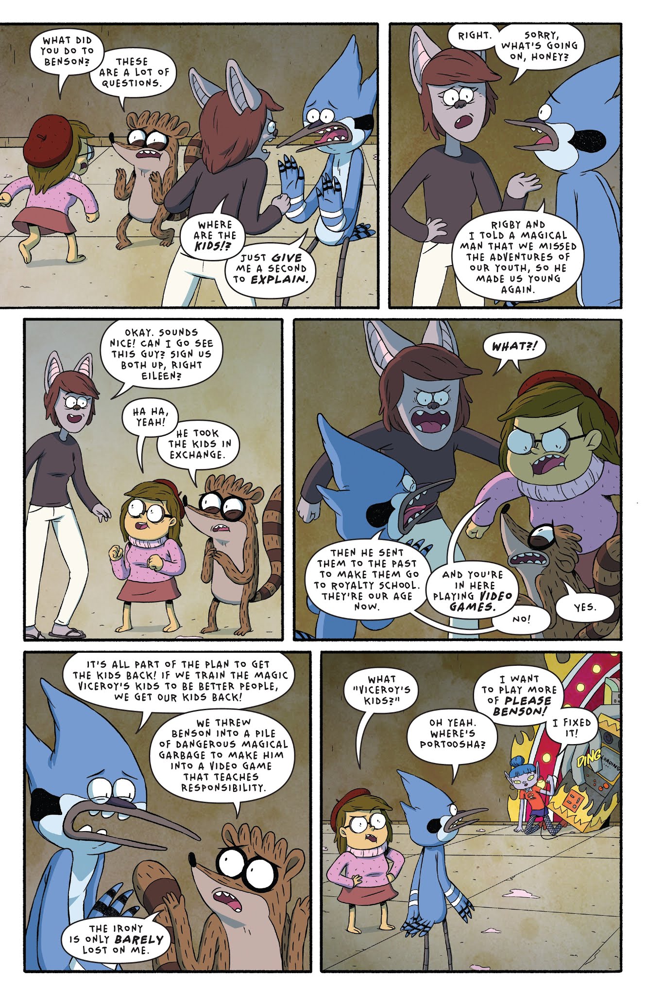 Read online Regular Show: 25 Years Later comic -  Issue #5 - 4