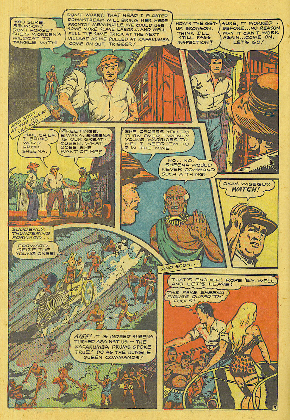 Read online Sheena, Queen of the Jungle (1942) comic -  Issue #13 - 5