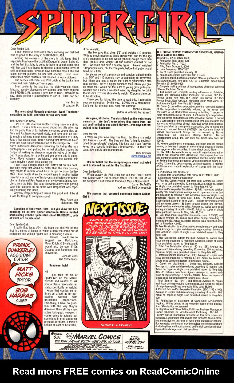 Read online Spider-Girl (1998) comic -  Issue #27 - 25