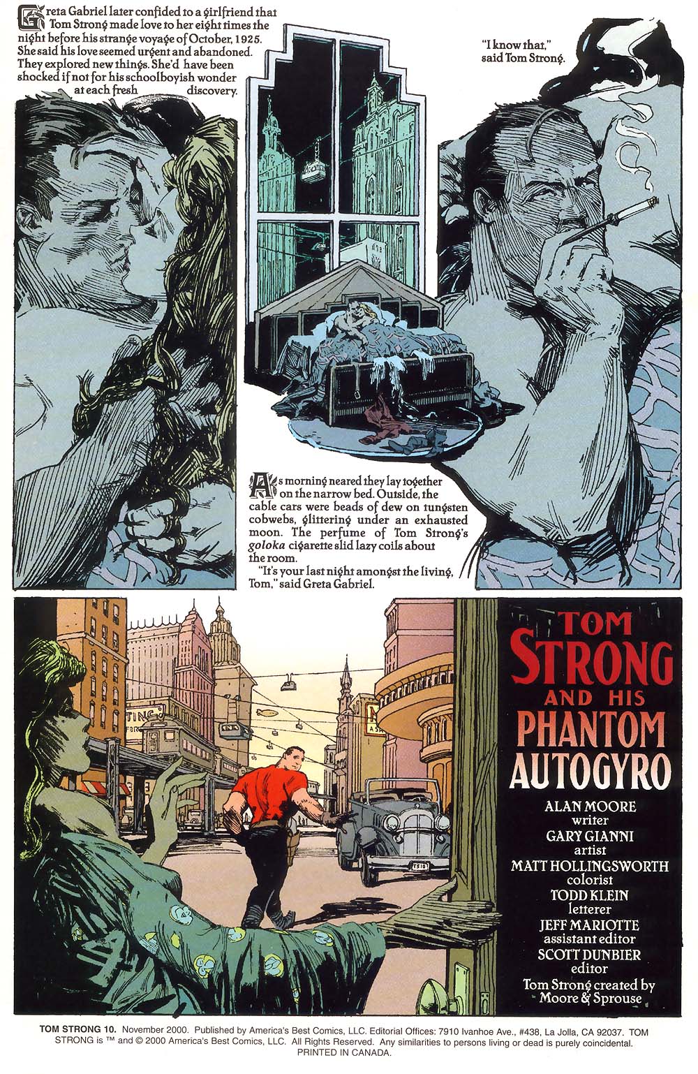 Read online Tom Strong comic -  Issue #10 - 2