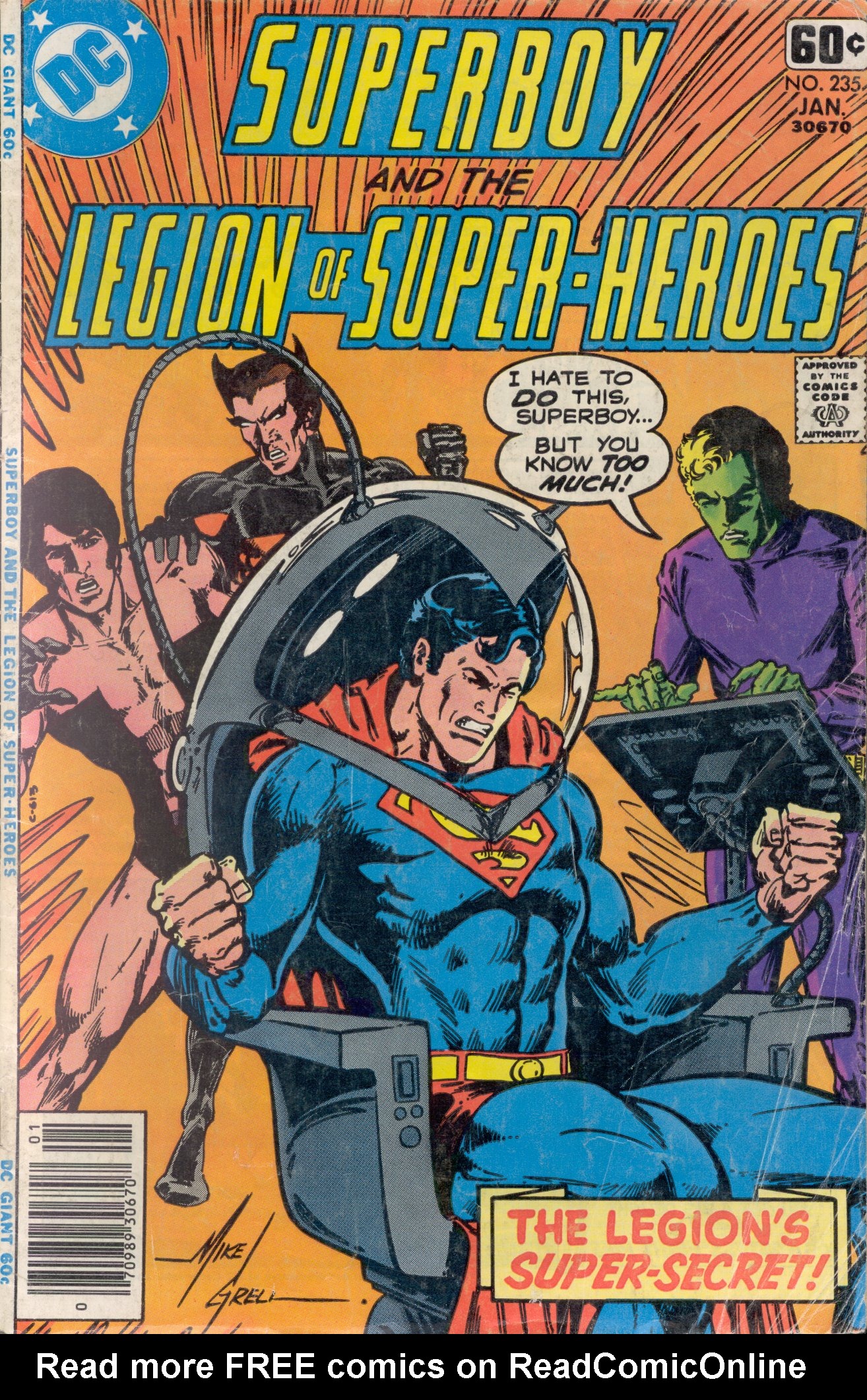 Read online Superboy (1949) comic -  Issue #235 - 1