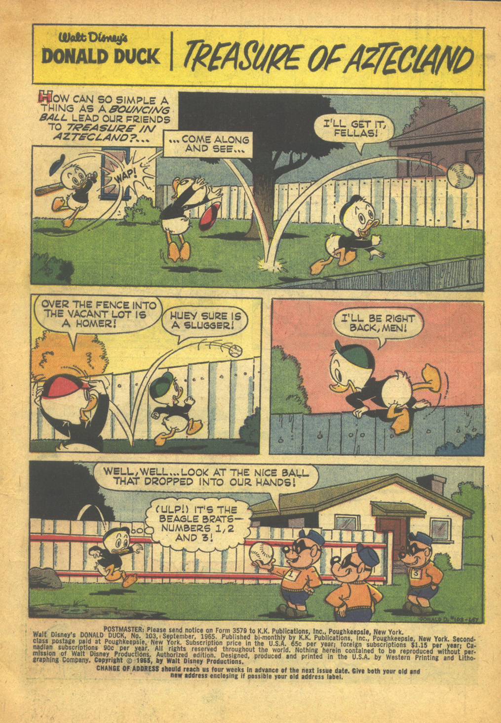 Read online Donald Duck (1962) comic -  Issue #103 - 3