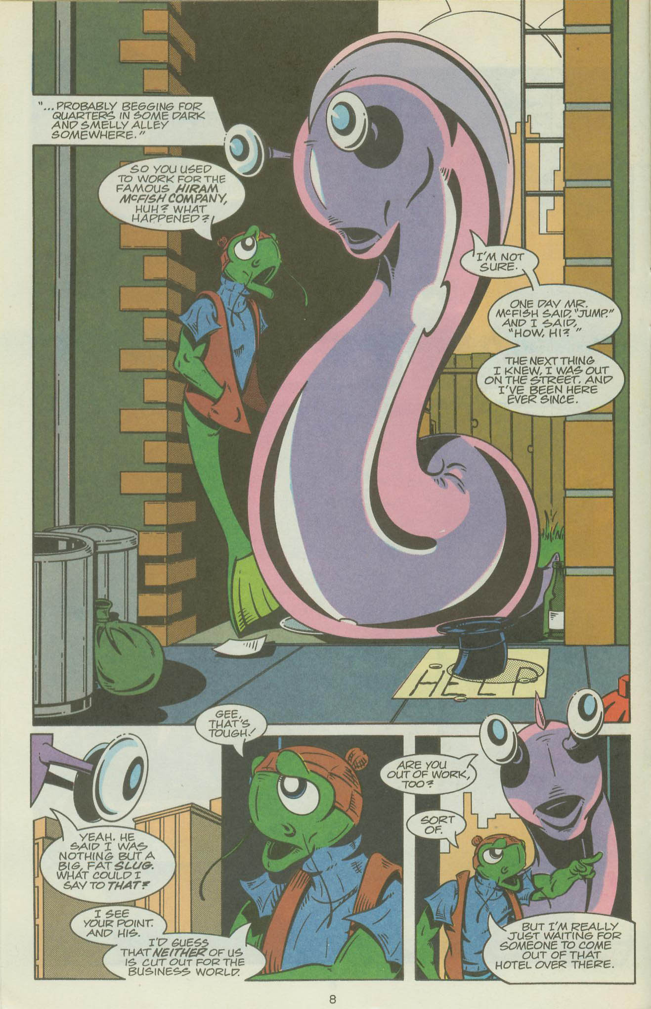 Read online The Fish Police comic -  Issue #17 - 10