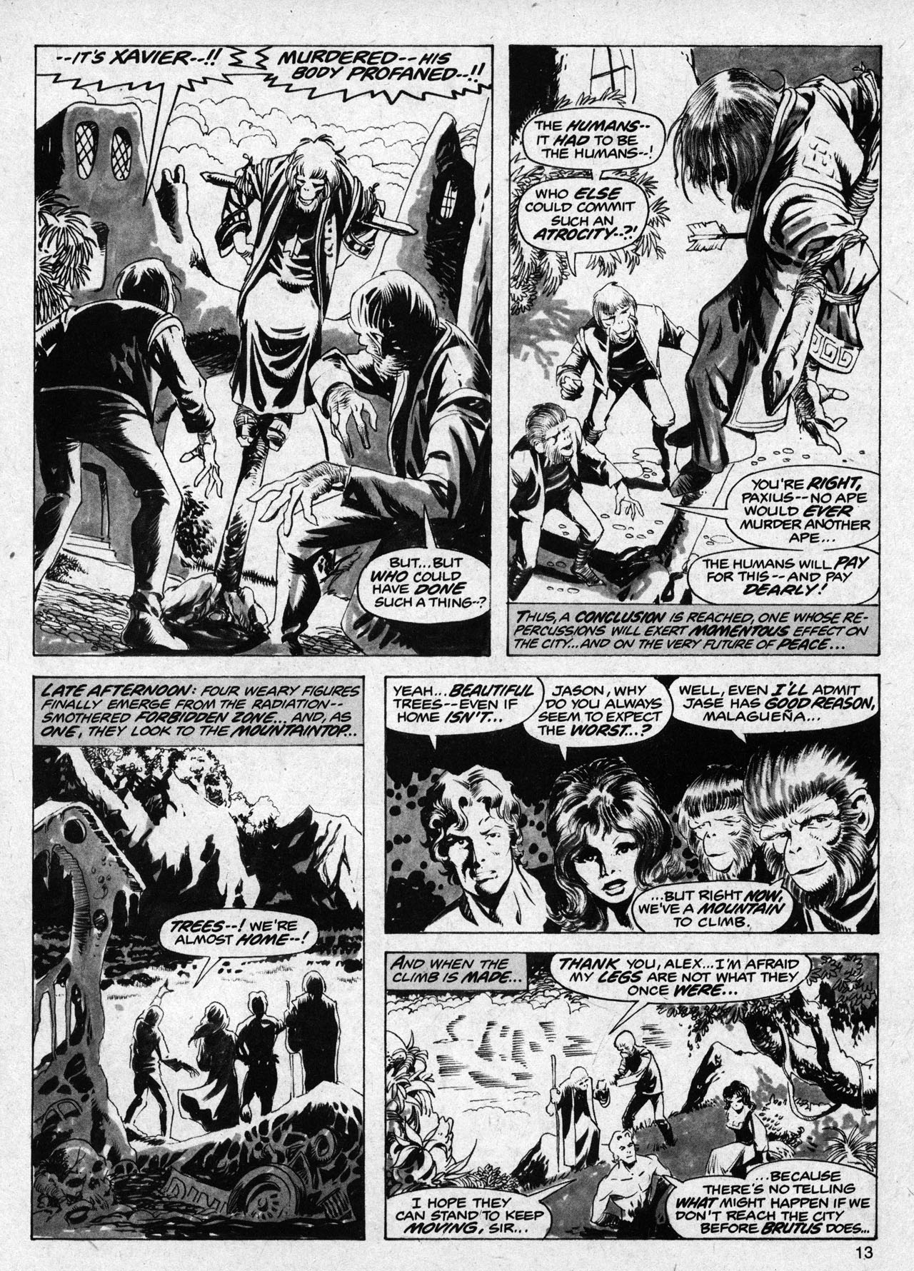 Read online Planet of the Apes comic -  Issue #11 - 13