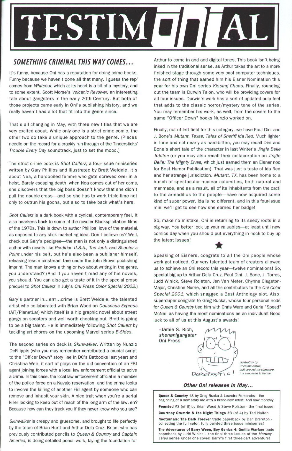 Read online Skinwalker comic -  Issue #1 - 28