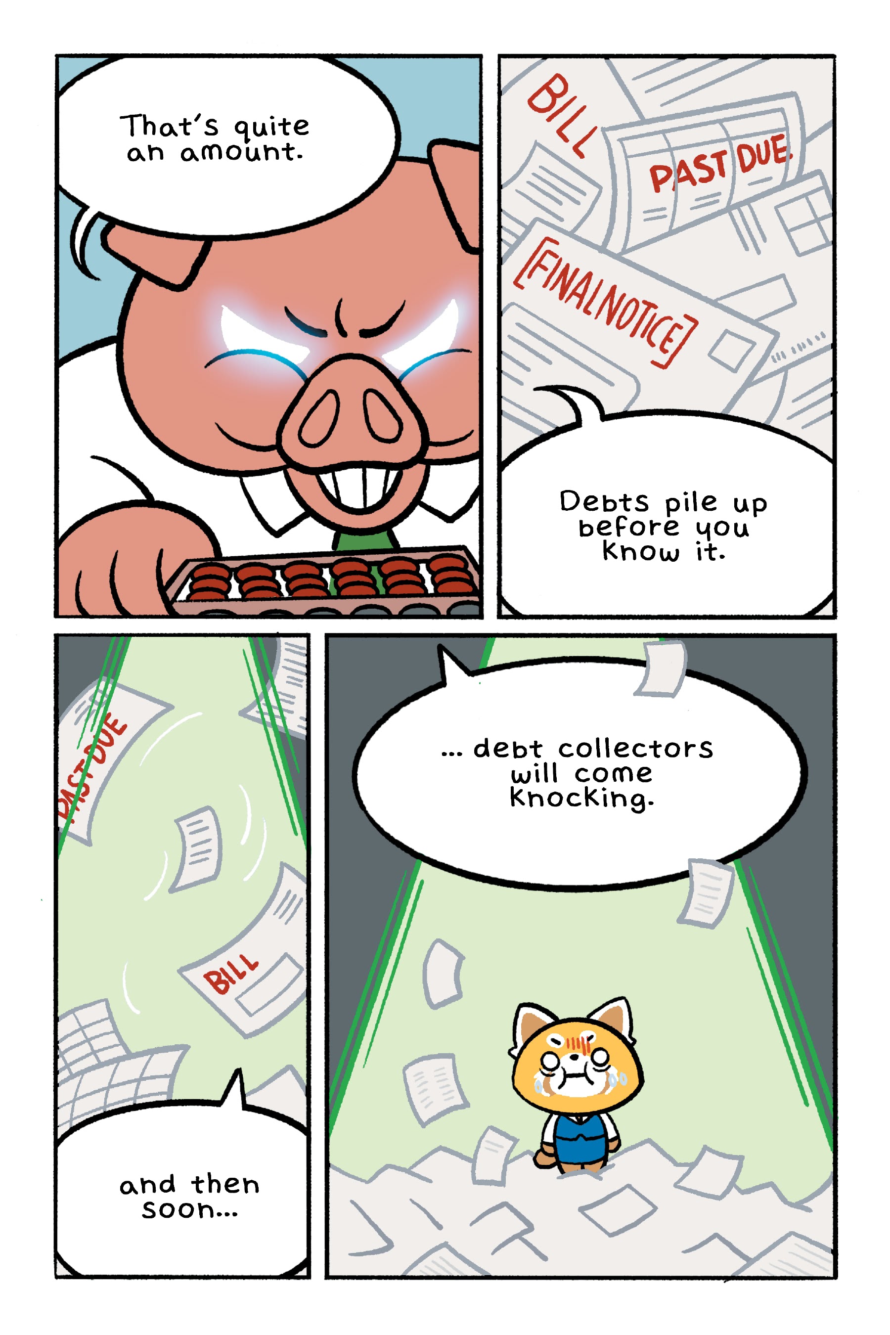 Read online Aggretsuko: Down the Rabbit Hole comic -  Issue # TPB - 65