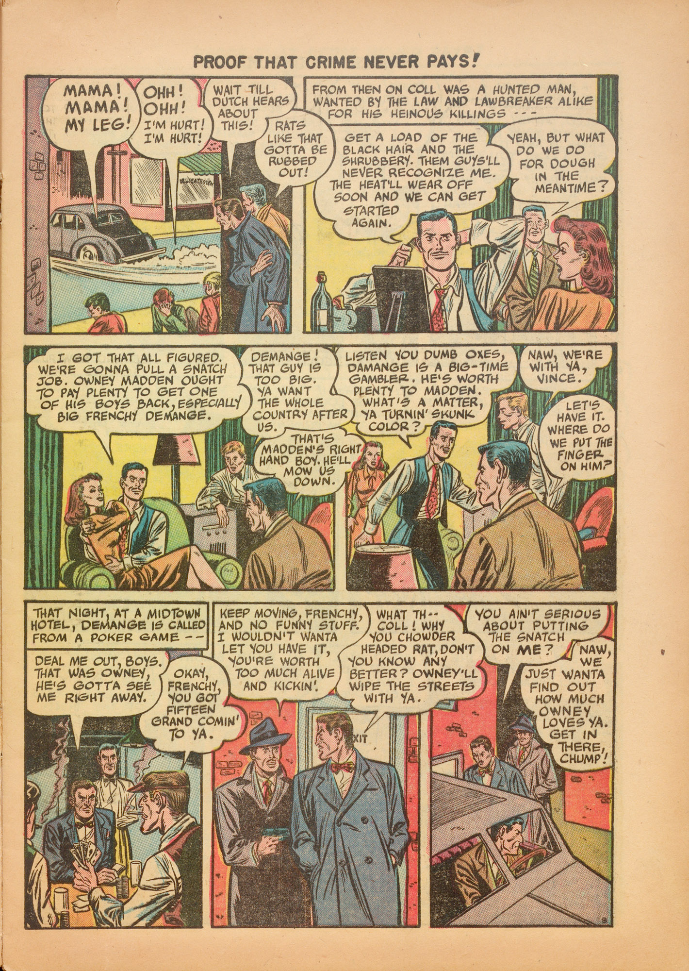 Read online Murder Incorporated (1948) comic -  Issue #2 - 9