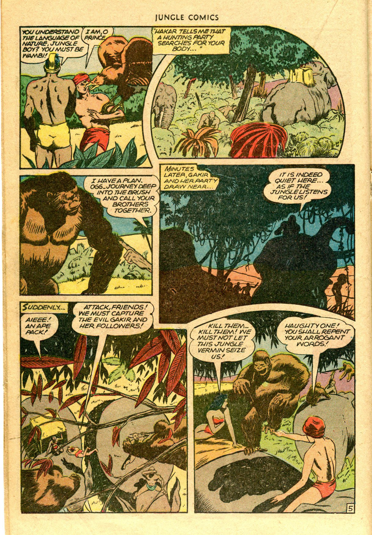 Read online Jungle Comics comic -  Issue #75 - 24