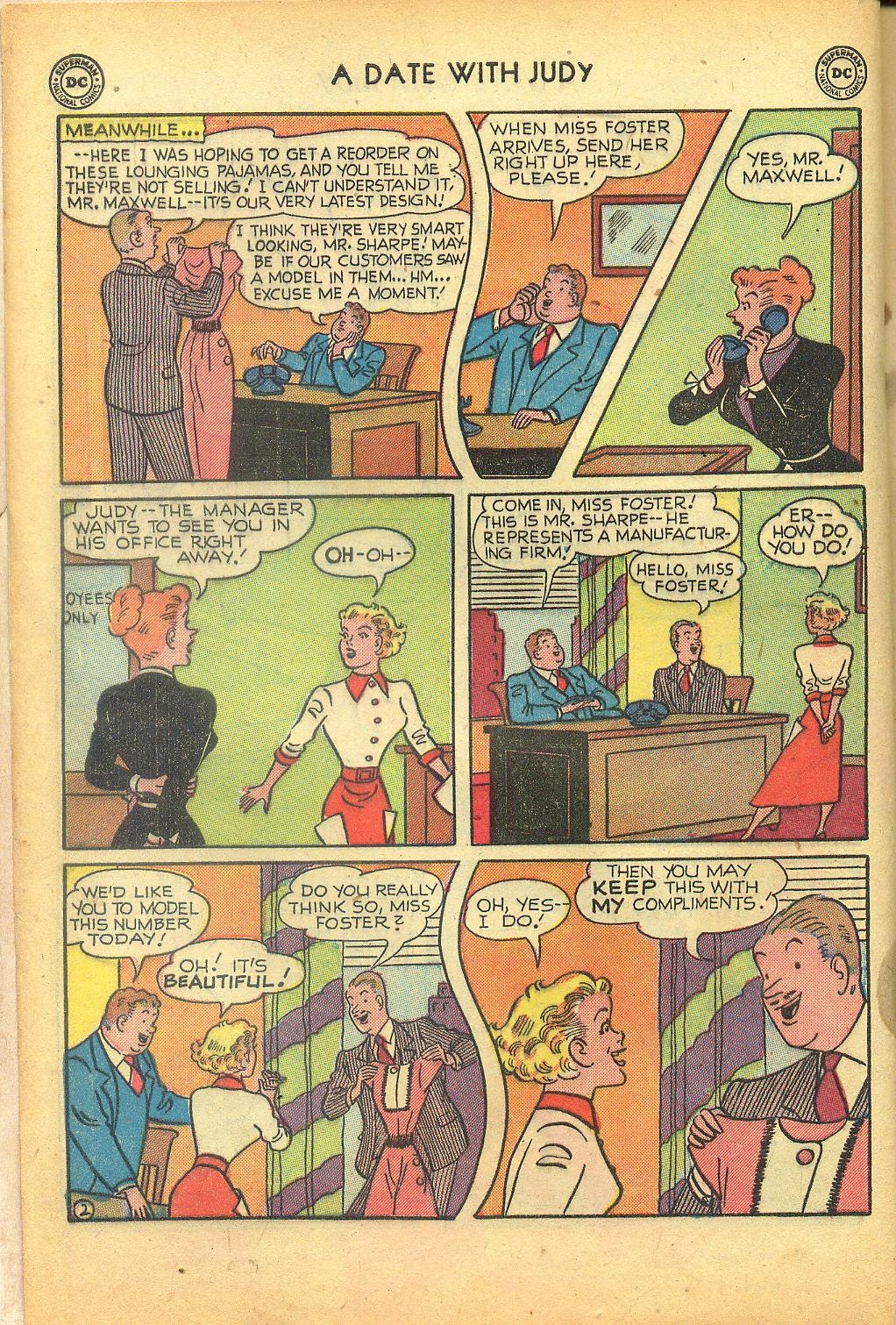 Read online A Date with Judy comic -  Issue #23 - 4