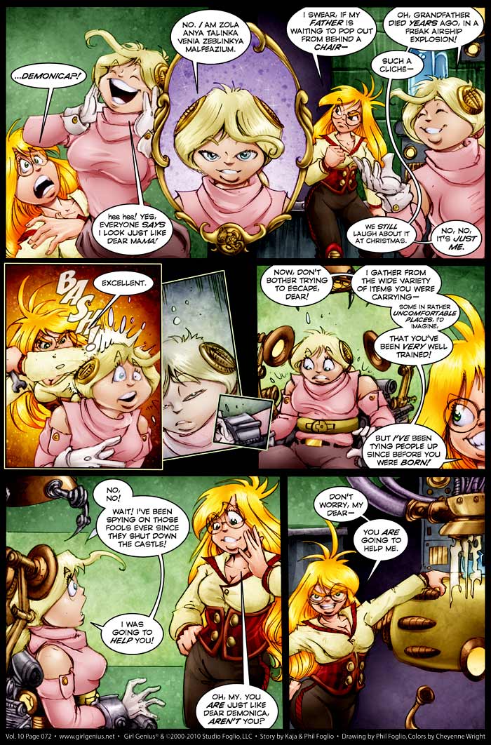 Read online Girl Genius (2002) comic -  Issue #10 - 73