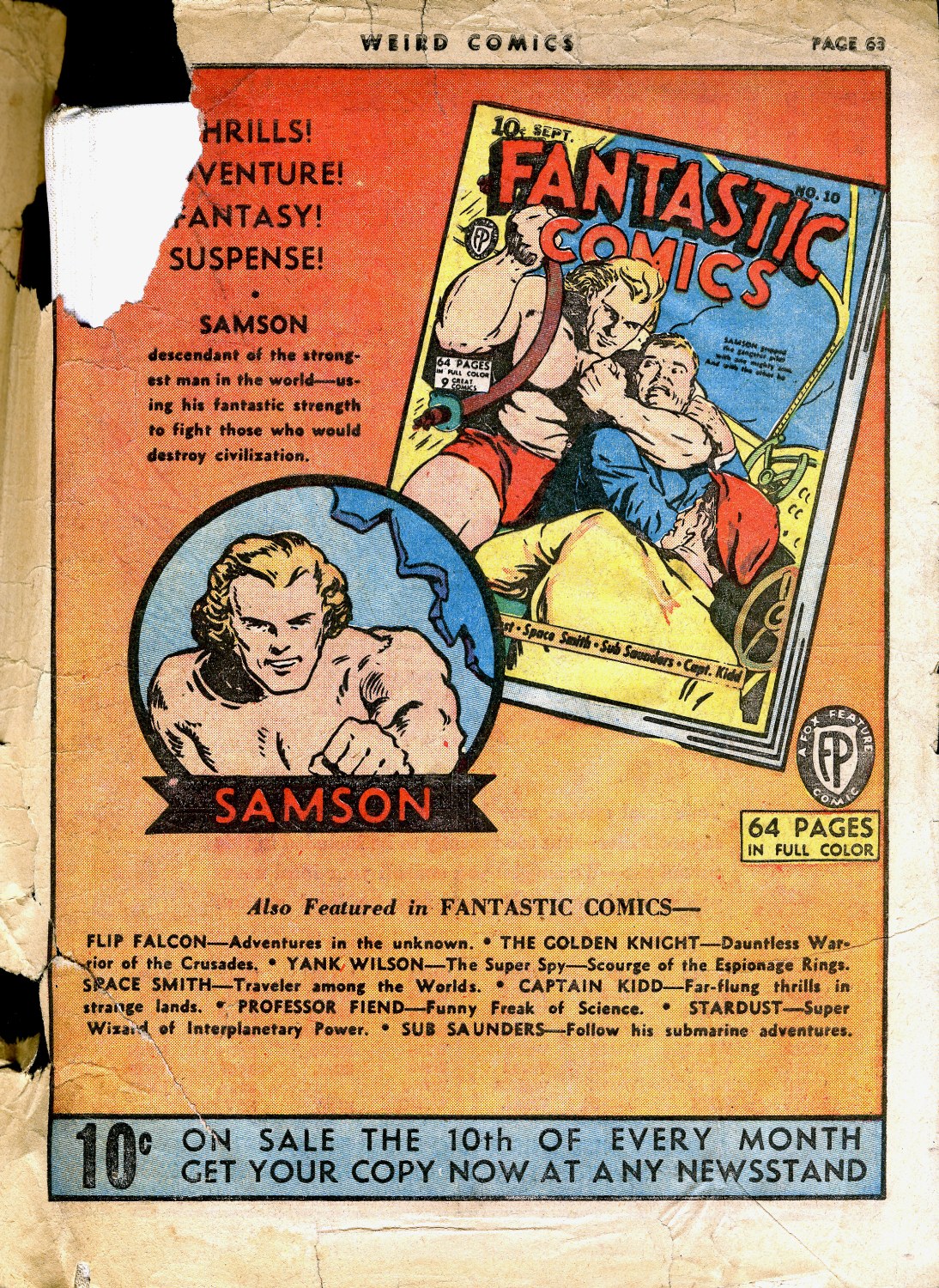 Read online Weird Comics comic -  Issue #7 - 65