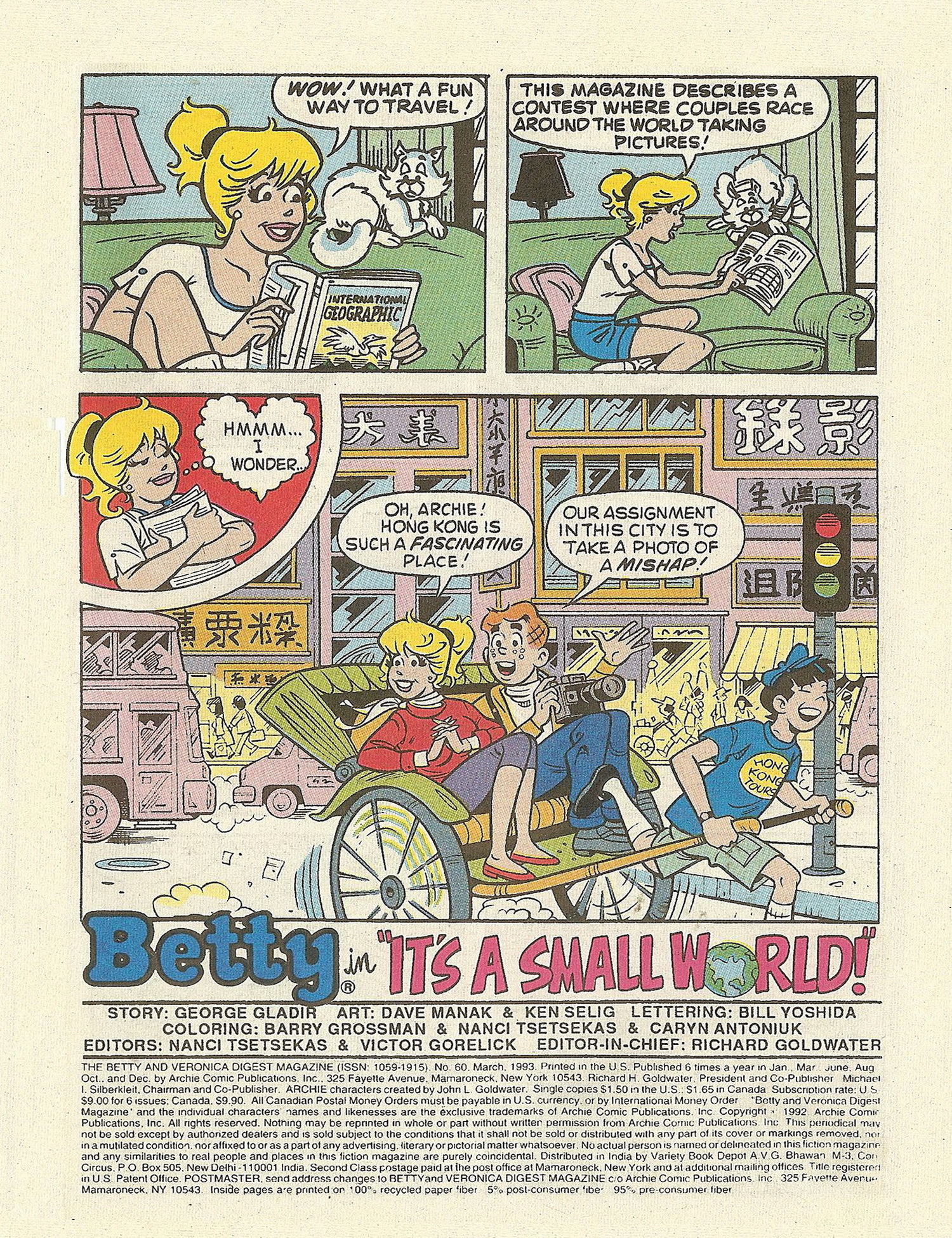 Read online Betty and Veronica Digest Magazine comic -  Issue #60 - 3