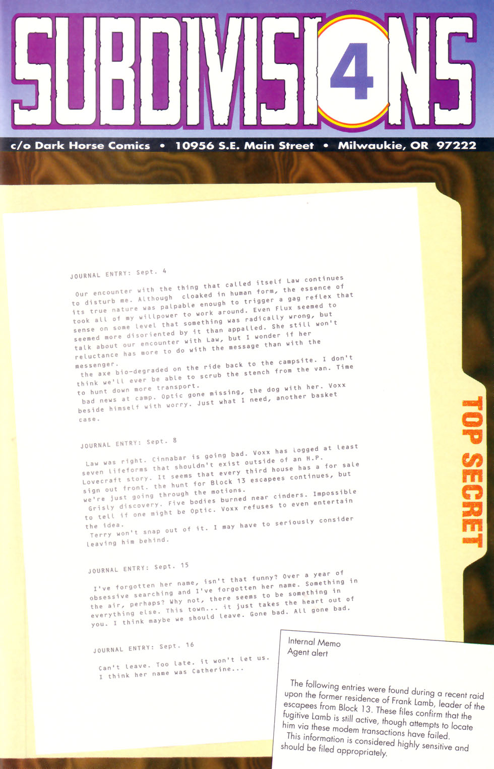 Read online Division 13 comic -  Issue #4 - 24
