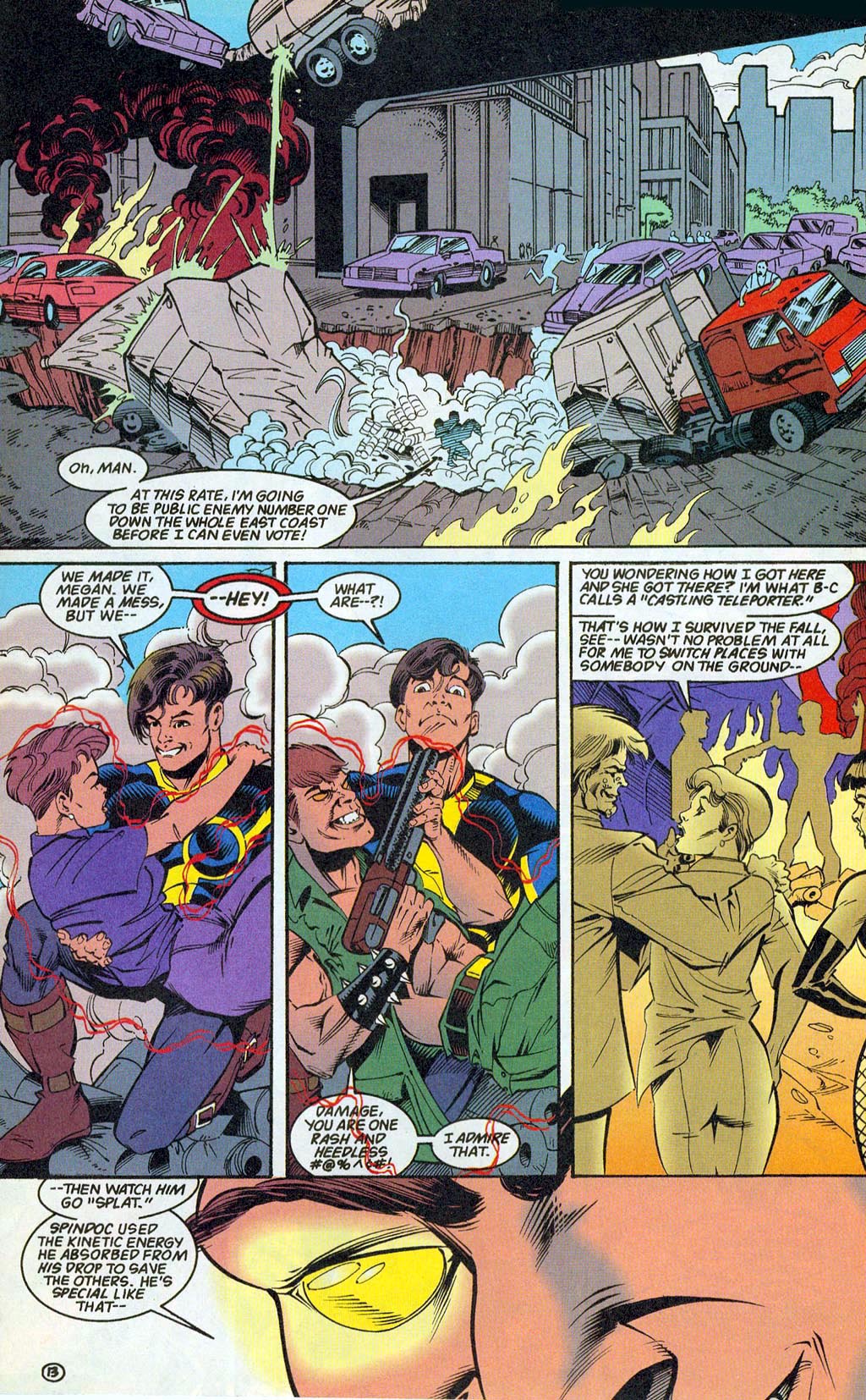 Read online Damage (1994) comic -  Issue #19 - 14
