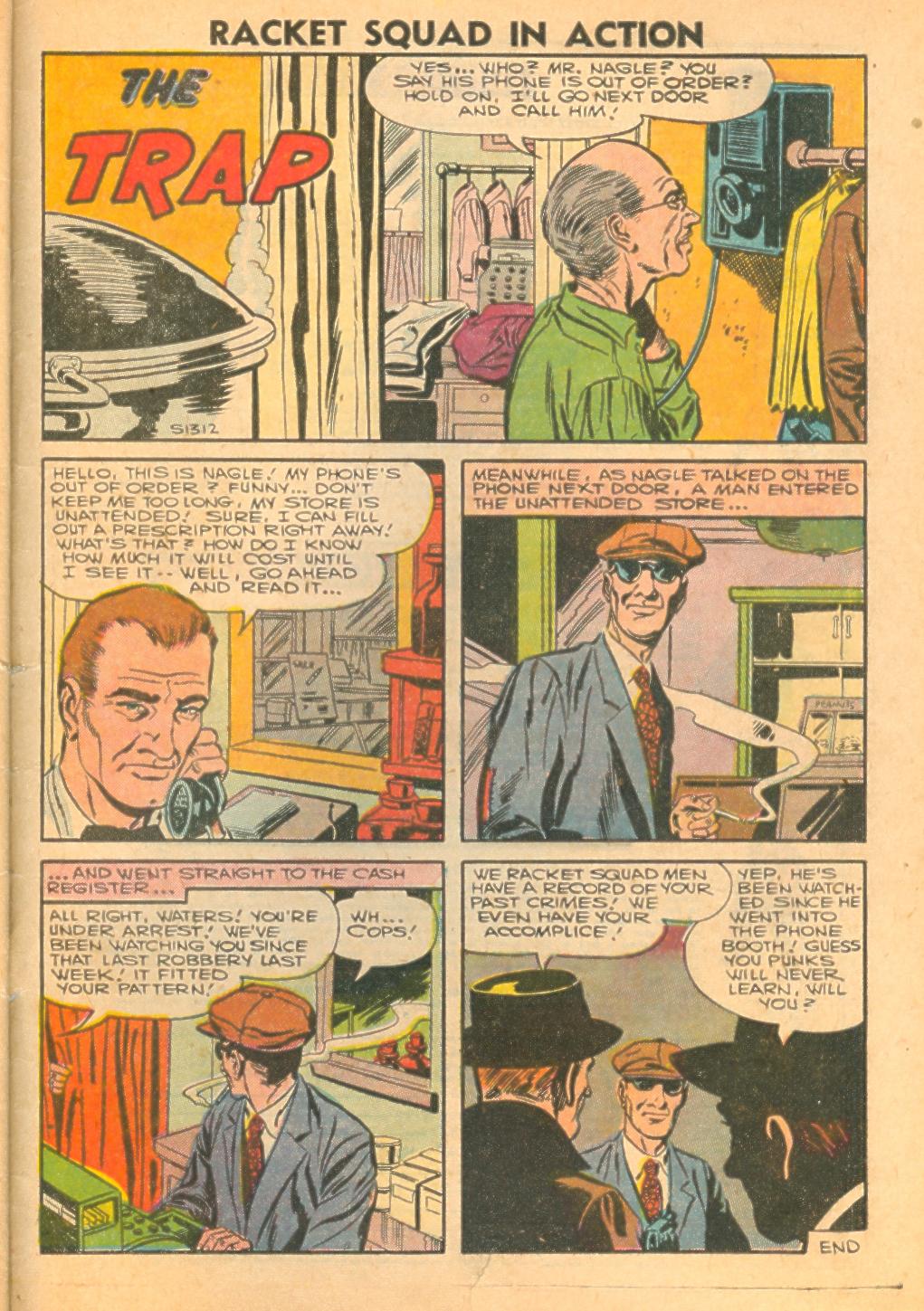 Read online Racket Squad in Action comic -  Issue #24 - 33