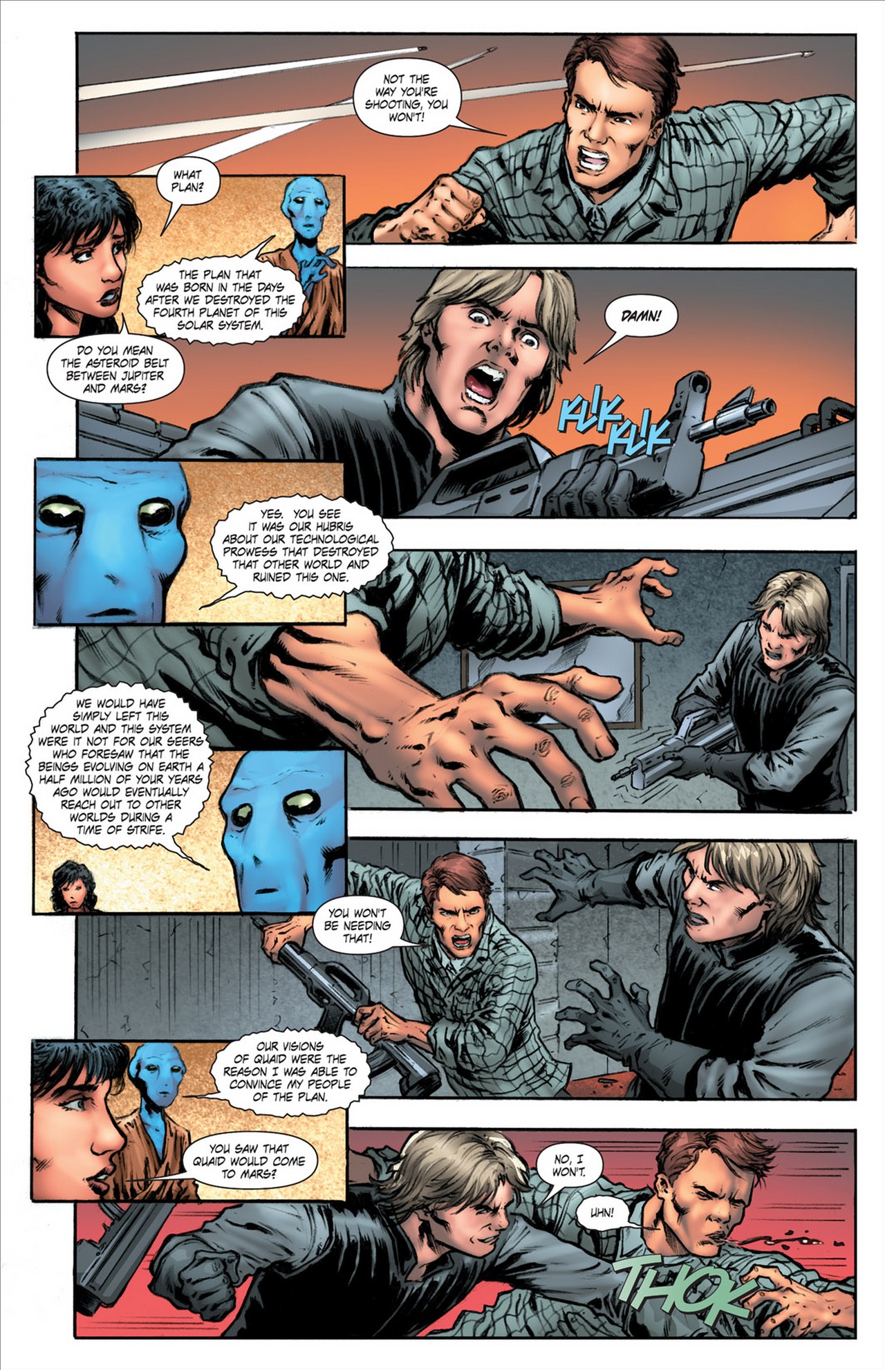 Read online Total Recall comic -  Issue #4 - 16