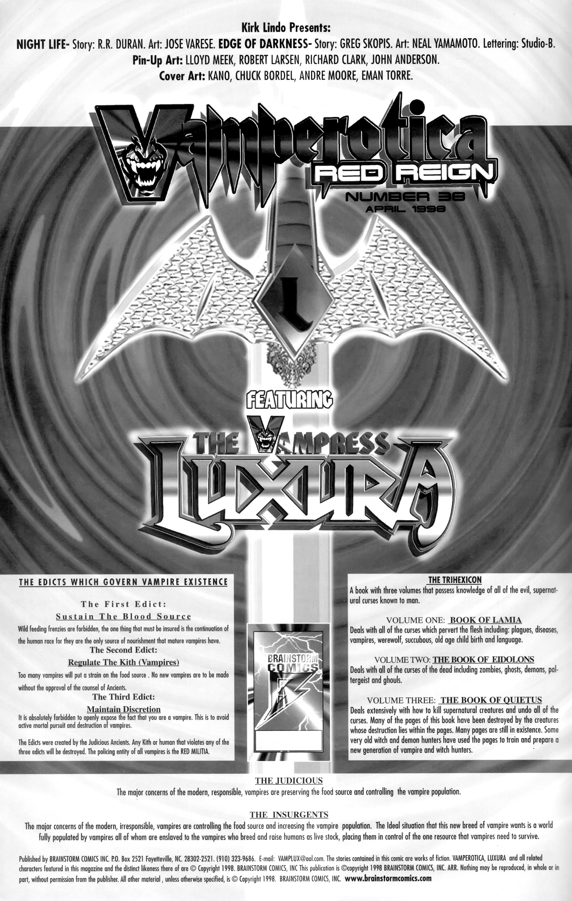 Read online Vamperotica comic -  Issue #38 - 3