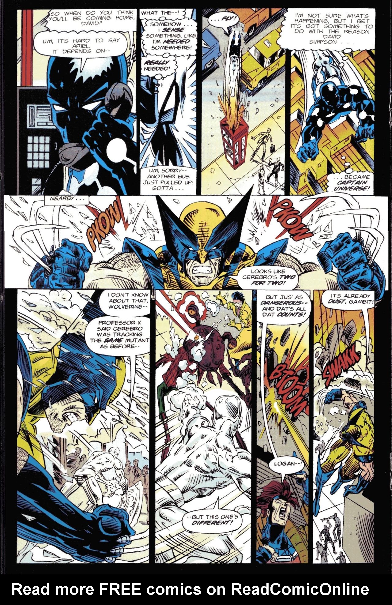 Read online The X-Men And Captain Universe: Sleeping Giants comic -  Issue # Full - 18