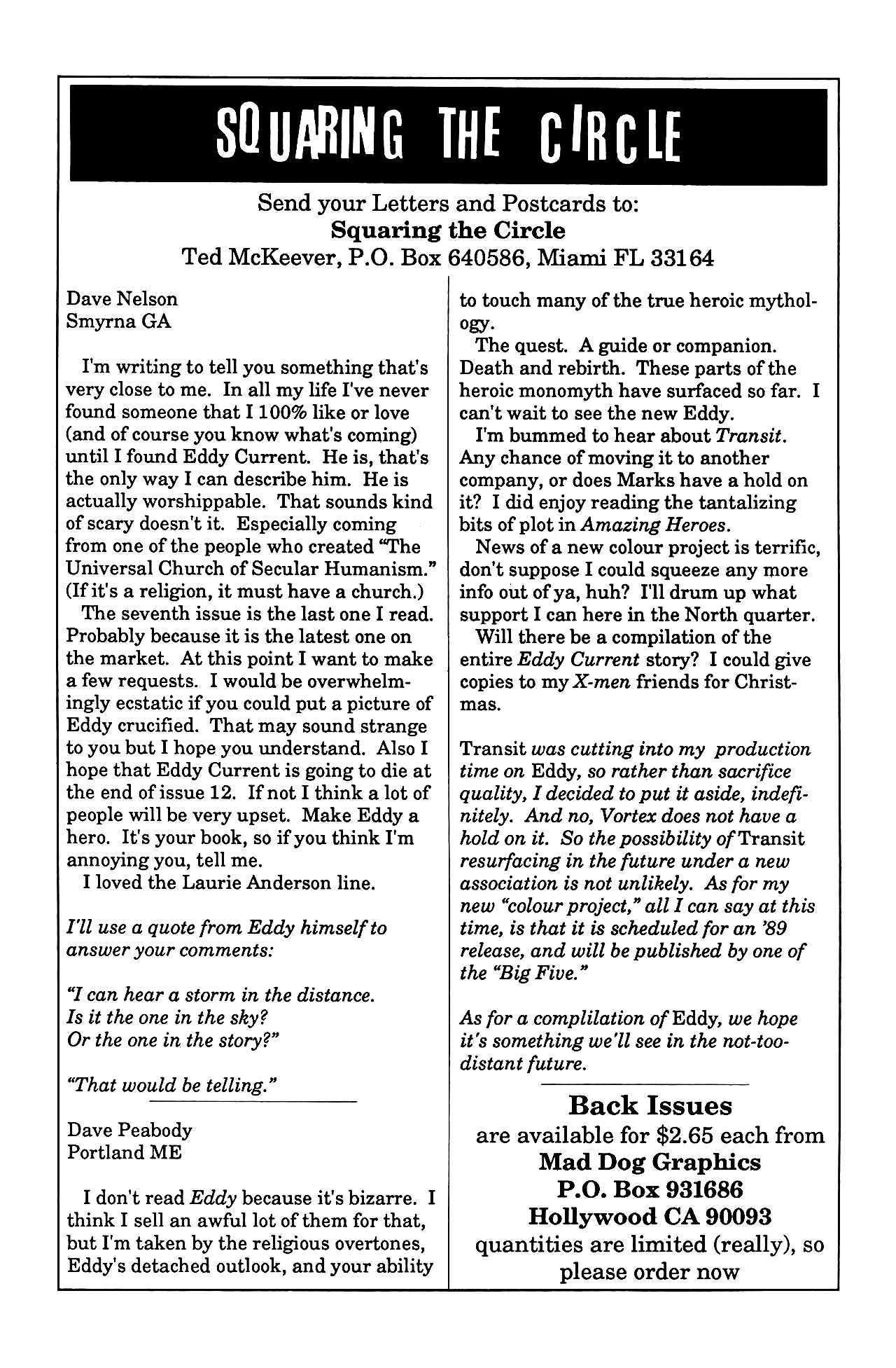 Read online Eddy Current comic -  Issue #9 - 31