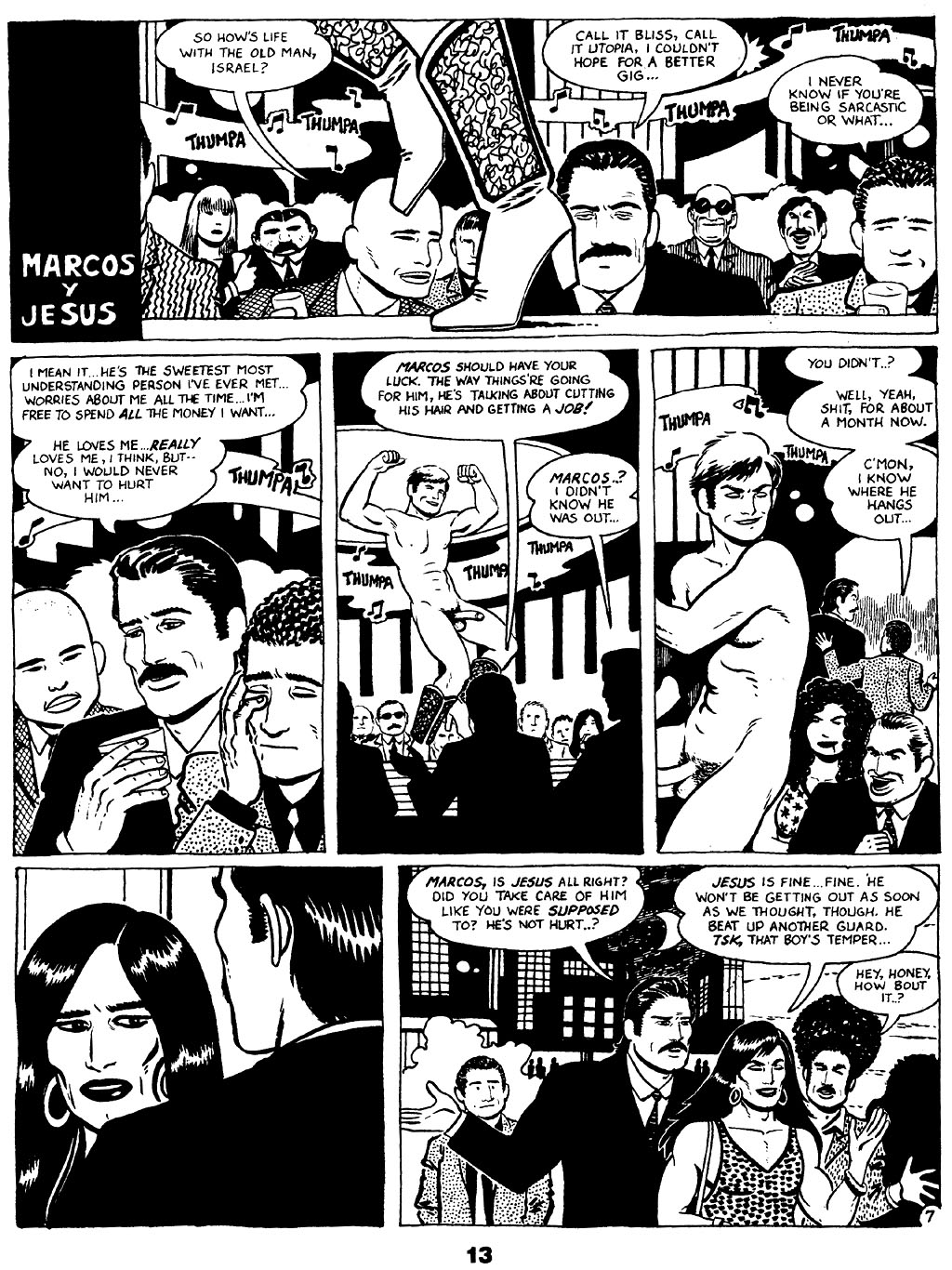 Read online Love and Rockets (1982) comic -  Issue #19 - 15