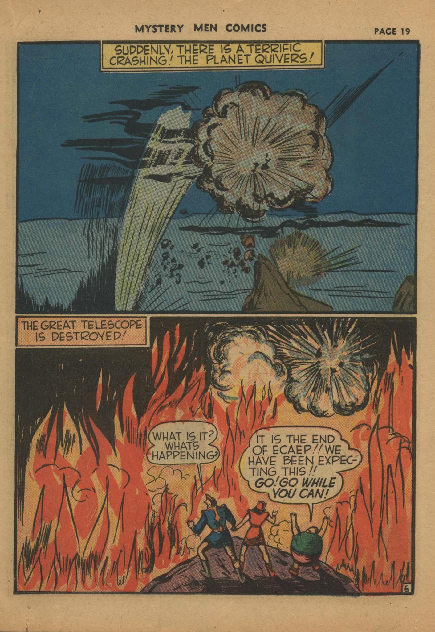 Read online Mystery Men Comics comic -  Issue #9 - 21