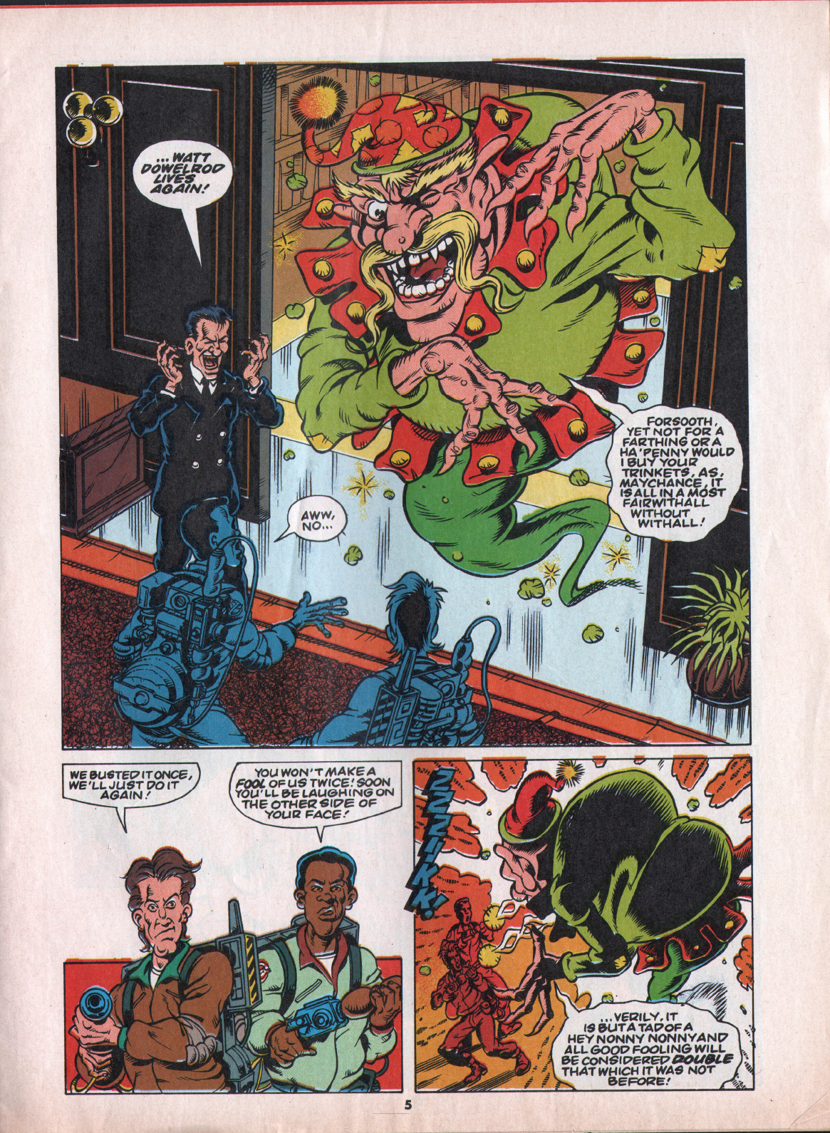 Read online The Real Ghostbusters comic -  Issue #100 - 5
