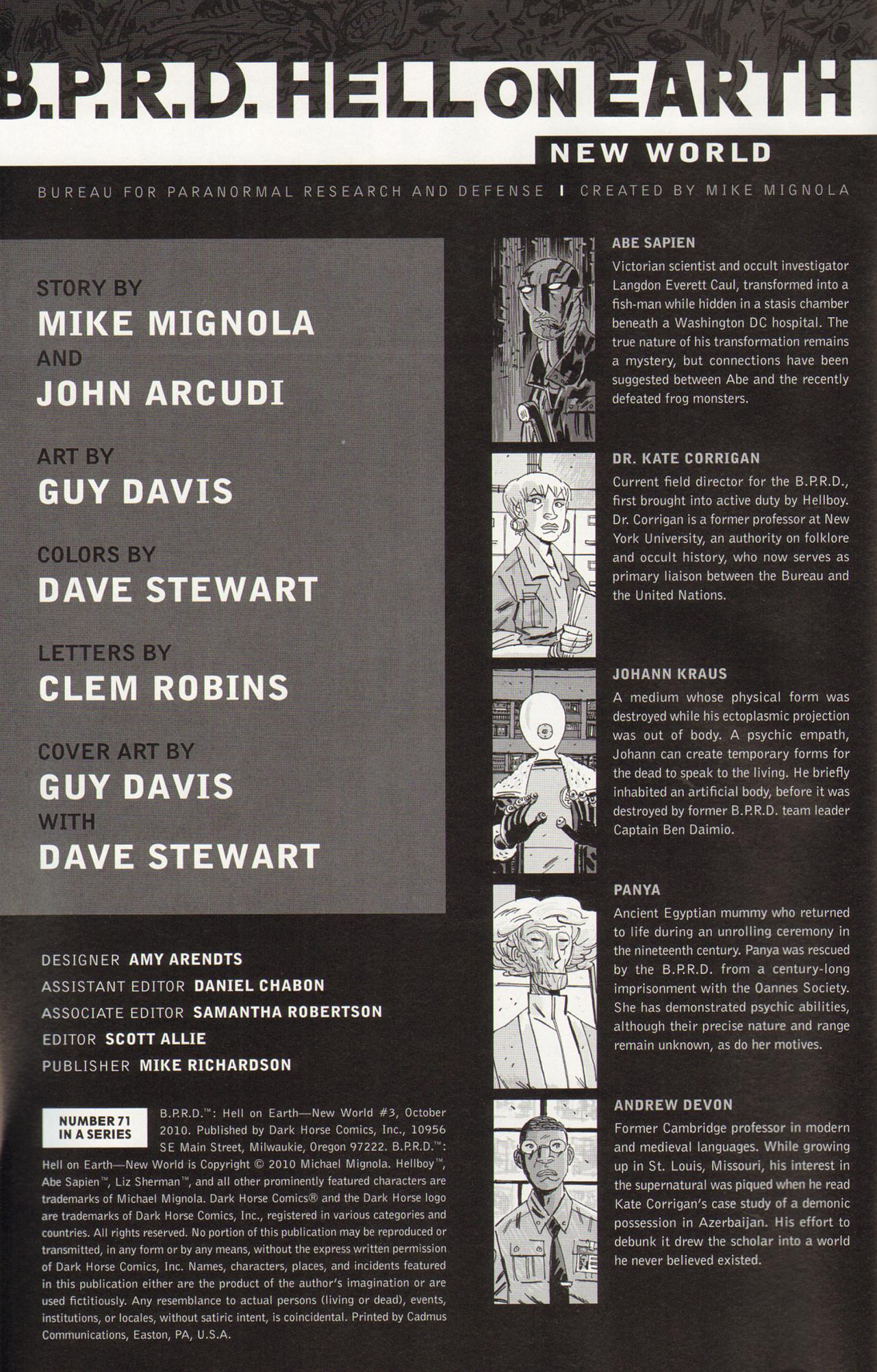 Read online B.P.R.D.: Hell on Earth - New World comic -  Issue #3 - 2