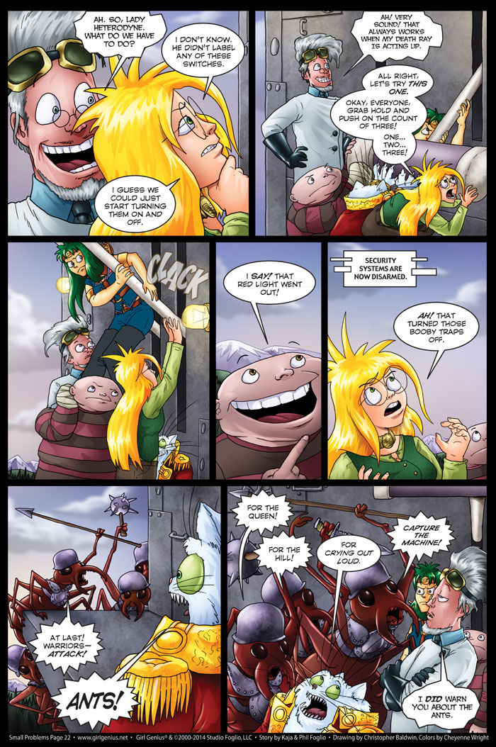 Read online Girl Genius (2002) comic -  Issue #13 - 185
