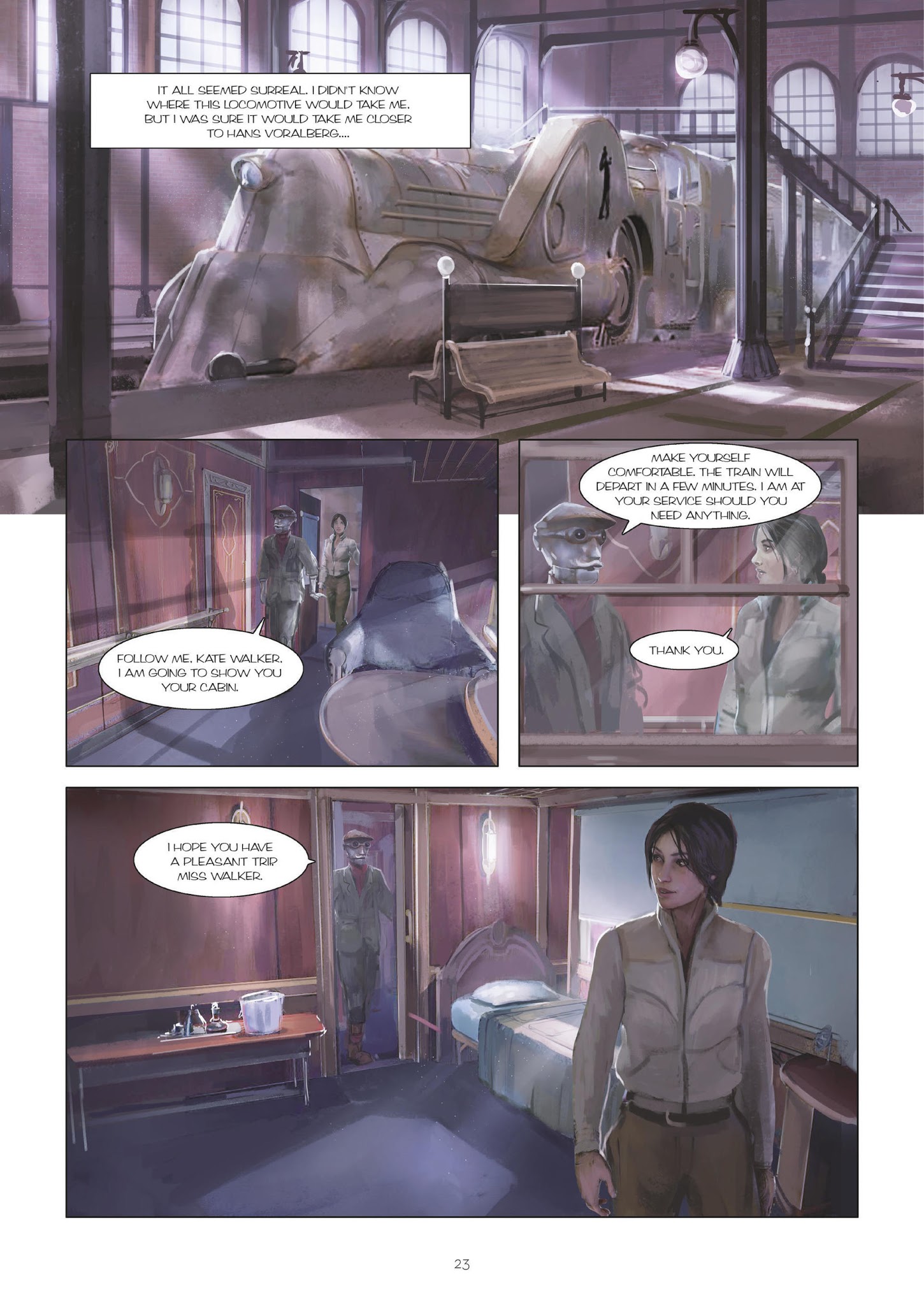 Read online Syberia comic -  Issue #2 - 23