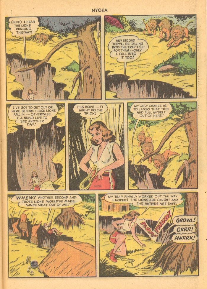 Read online Nyoka the Jungle Girl (1945) comic -  Issue #33 - 45