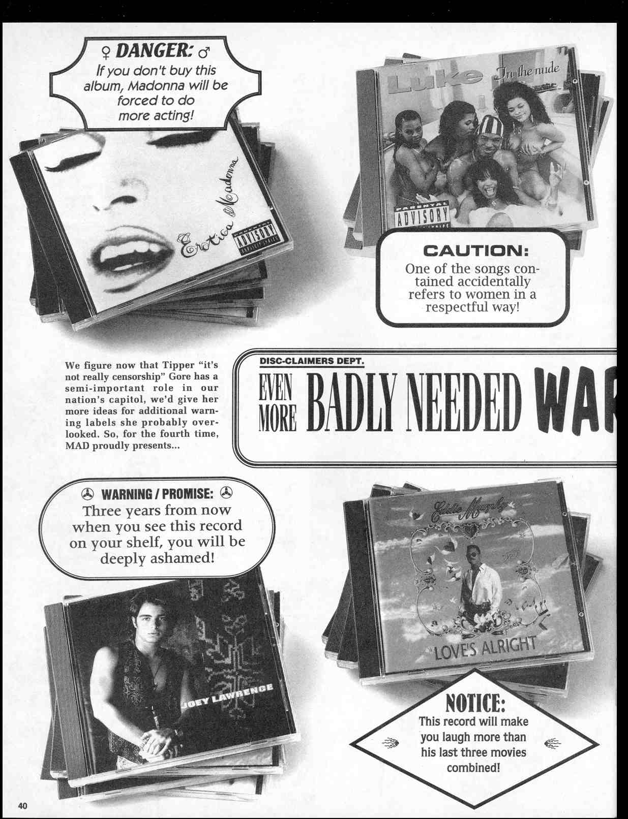 Read online MAD comic -  Issue #327 - 42