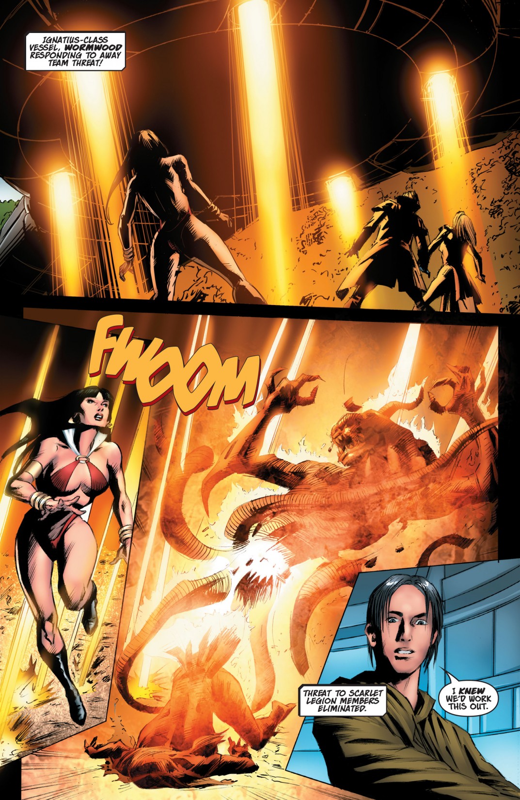 Read online Vampirella and the Scarlet Legion comic -  Issue # TPB - 129