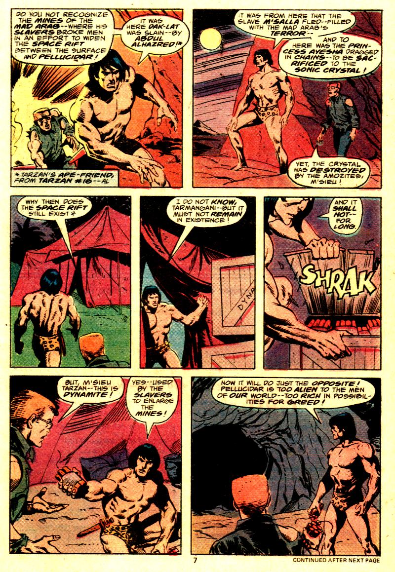 Read online Tarzan (1977) comic -  Issue #24 - 6