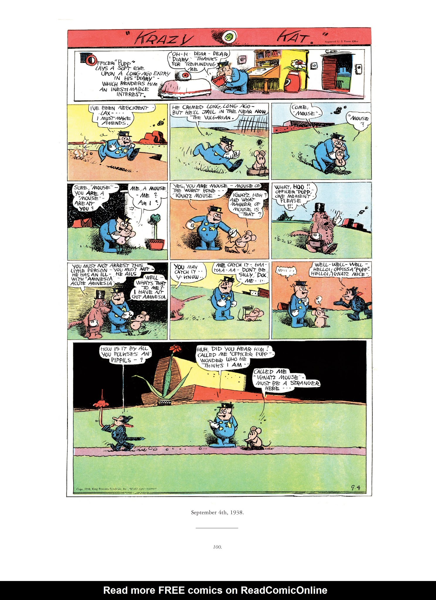 Read online Krazy & Ignatz comic -  Issue # TPB 10 - 98