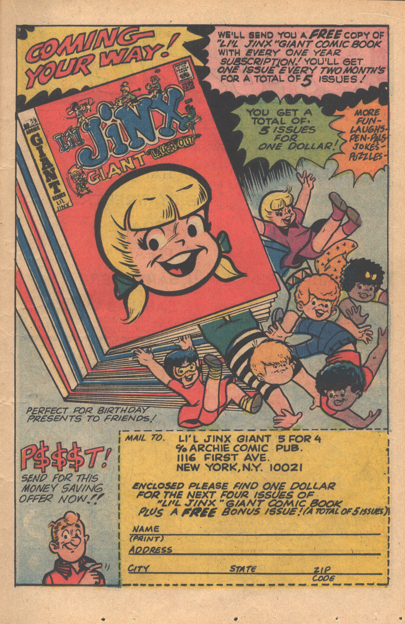Read online Li'l Jinx Giant Laugh-Out comic -  Issue #38 - 17