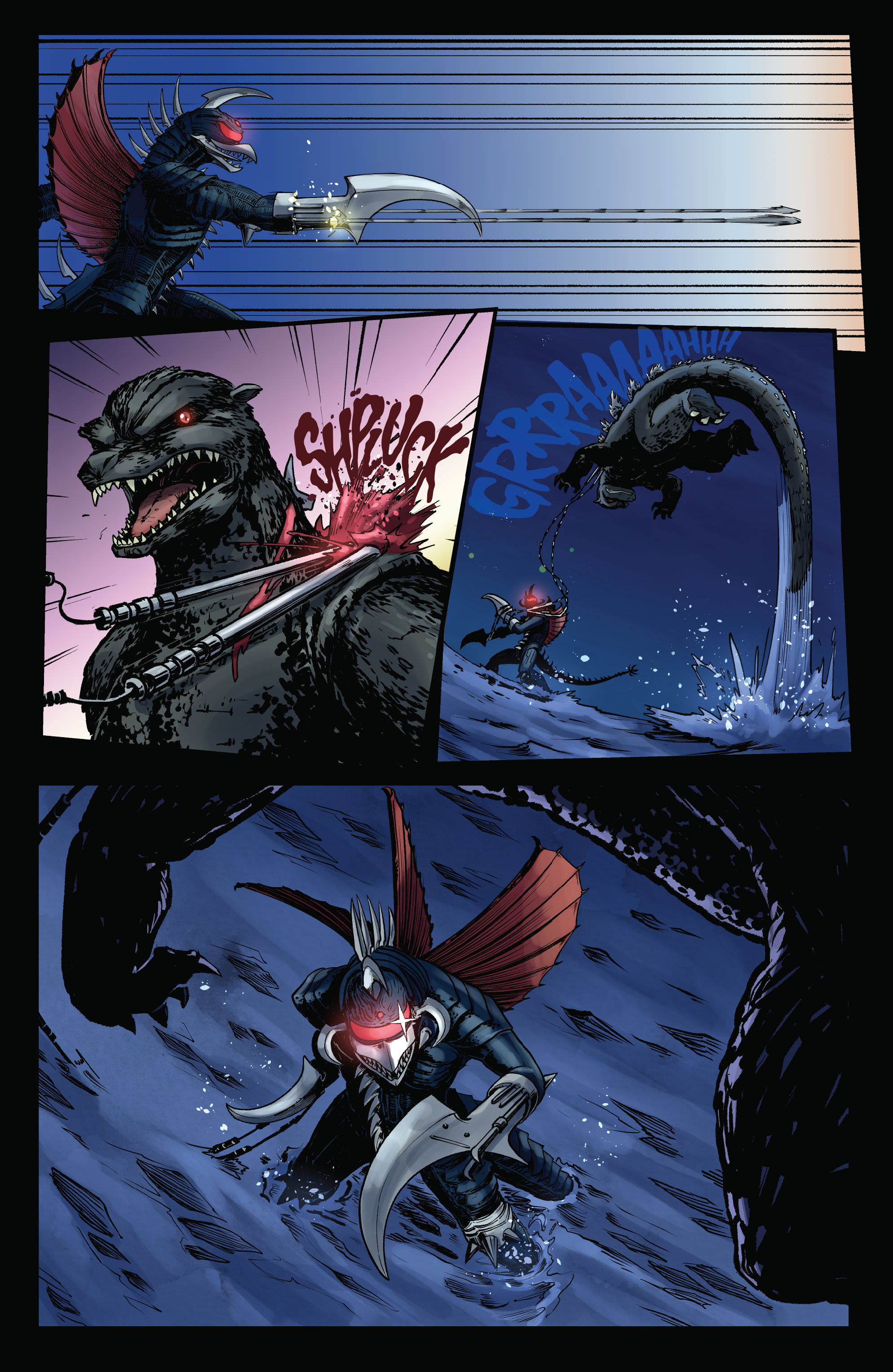 Read online Godzilla Rivals: Vs. Gigan comic -  Issue # Full - 18