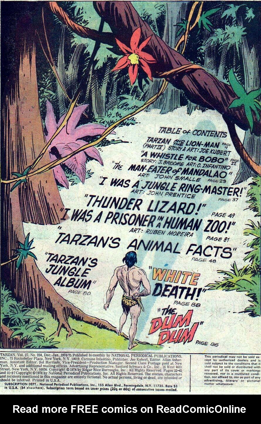 Read online Tarzan (1972) comic -  Issue #234 - 2