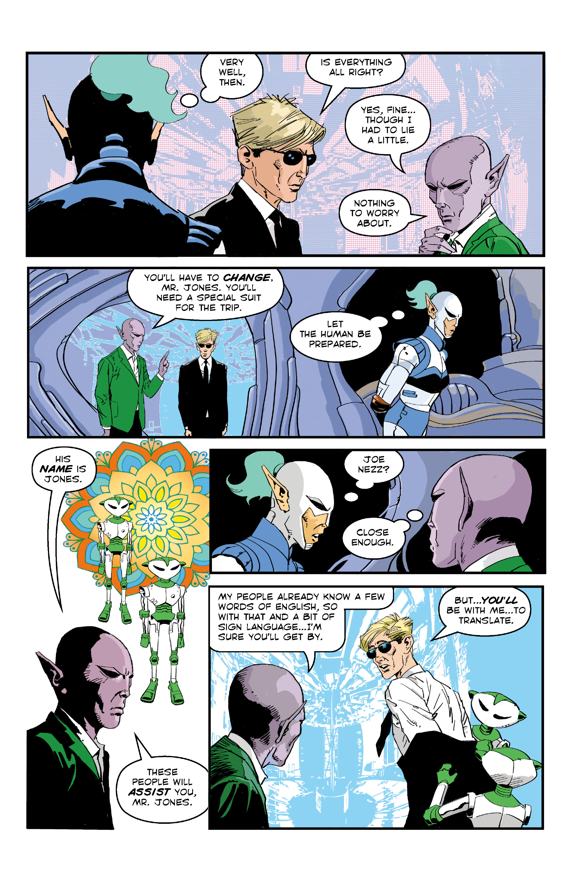 Read online Resident Alien: Your Ride's Here comic -  Issue #6 - 14