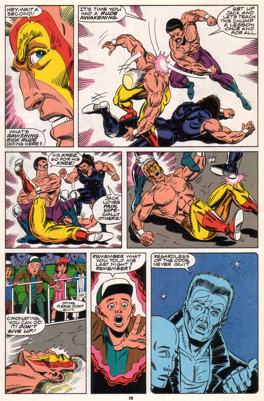 Read online WCW World Championship Wrestling comic -  Issue #8 - 28
