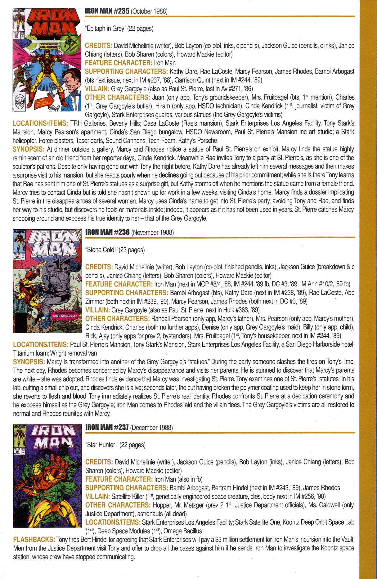 Read online Official Index to the Marvel Universe comic -  Issue #7 - 33