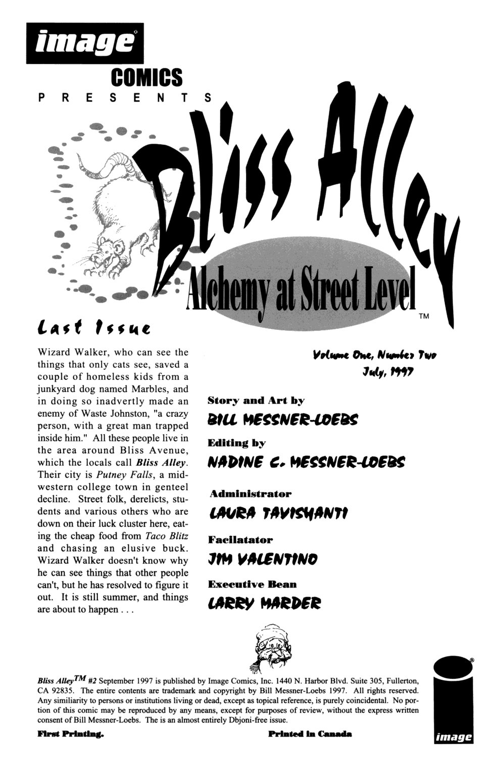 Read online Bliss Alley comic -  Issue #2 - 2